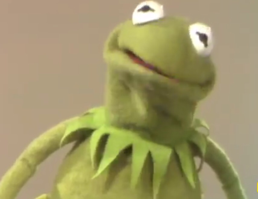kermit the frog frown